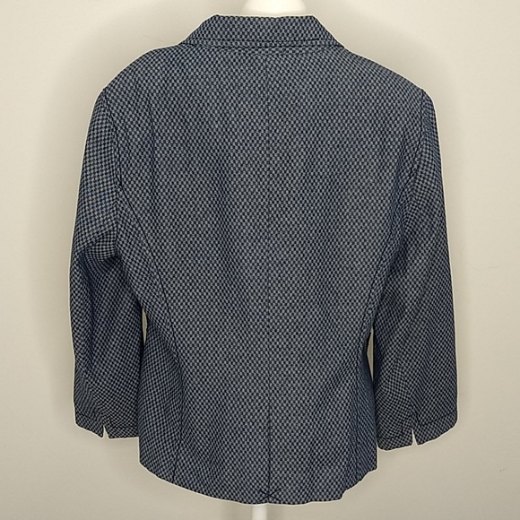 The Limited Lined Blazer Navy Blue Checks Size XL - Picture 3 of 8